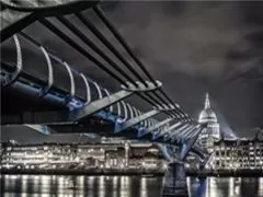 伦敦夜景win8电脑主题