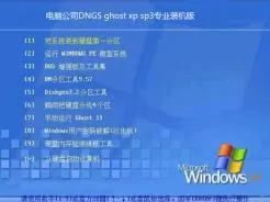 电脑公司DNGS ghost xp sp3专业装机版V2016.01