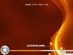 大地ghost win8.1 64位精简装机版v2016.08